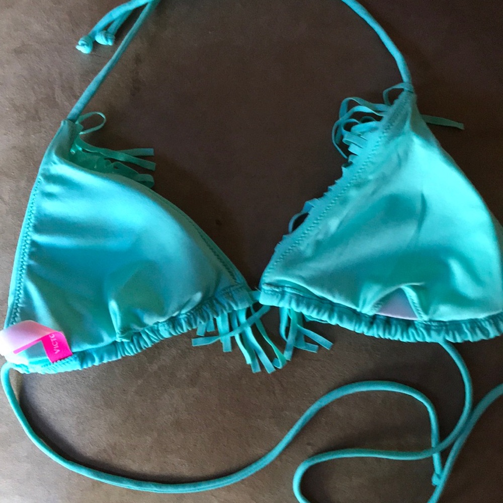 Victoria’s Secret Fringe Bikini Top NEW M - Picture 2 of 3